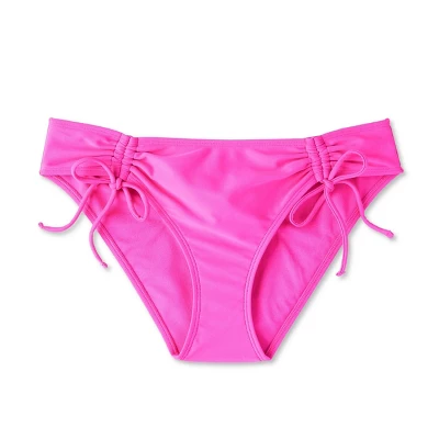 Women's Cinched Side-Tie Hipster Bikini Bottom - Shade & Shoreâ„¢ Pink - Image 5