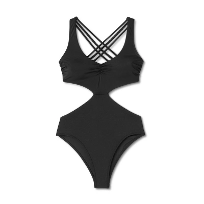Women's Braided Strap Detail Monokini One Piece Swimsuit - Shade & Shoreâ„¢ - Image 4