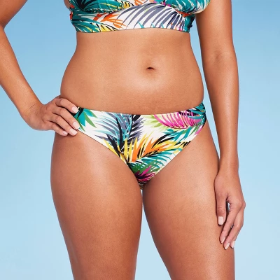 Women's Low-Rise Cheeky Bikini Bottom - Shade & Shoreâ„¢ Multi Tropical Print - Image 3