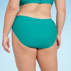 Women's Hipster Bikini Bottom - Shade & Shore™ Teal Green