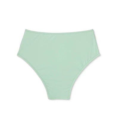 Women's High Waist Cheeky Bikini Bottom - Shade & Shoreâ„¢ Light Green - Image 6