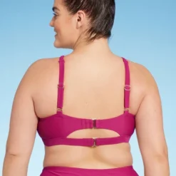 Women's High Neck Keyhole Braided Strap Bikini Top - Shade & Shoreâ„¢ Purple