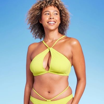 Women's Longline Keyhole Halter Bikini Top - Shade & Shoreâ„¢ - Image 8