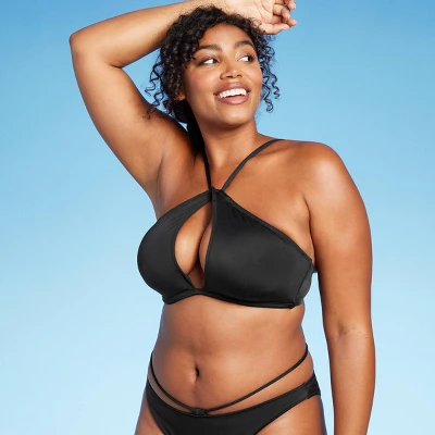 Women's Longline Keyhole Halter Bikini Top - Shade & Shoreâ„¢ - Image 7