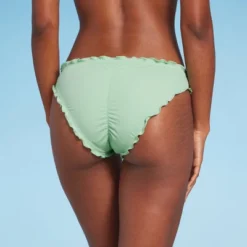 Women's Low-Rise Ruffle Cheeky Bikini Bottom - Shade & Shoreâ„¢