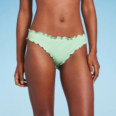 Women's Low-Rise Ruffle Cheeky Bikini Bottom - Shade & Shoreâ„¢ - Image 5