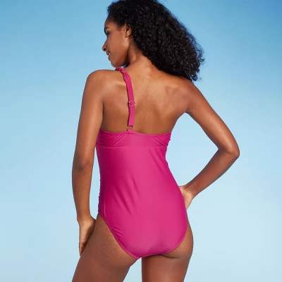 Women's One Shoulder Twist One Piece Swimsuit - Shade & Shoreâ„¢ - Image 5