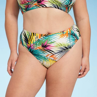 Women's Mid-Rise Hipster Bikini Bottom - Shade & Shoreâ„¢ Multi - Image 3