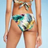 Women's Low-Rise Cheeky Bikini Bottom - Shade & Shore™ Multi Tropical Print