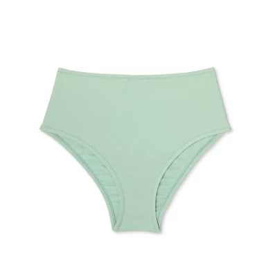 Women's High Waist Cheeky Bikini Bottom - Shade & Shoreâ„¢ Light Green - Image 5