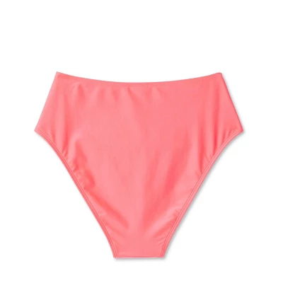 Women's High Waist Cheeky Bikini Bottom - Shade & Shoreâ„¢ Pink - Image 6