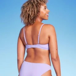 Women's Ribbed Underwire Bikini Top - Shade & Shore™