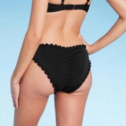 Women's Ruffle Cheeky Bikini Bottom - Shade & Shore™