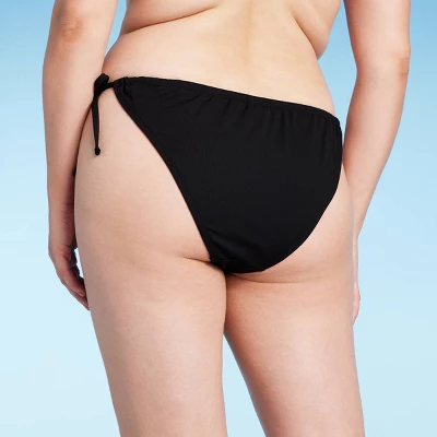 Women's Ribbed High Leg Side-Tie Bikini Bottom - Shade & Shoreâ„¢ - Image 4