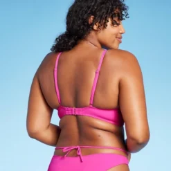 Women's Longline Keyhole Halter Bikini Top - Shade & Shore™